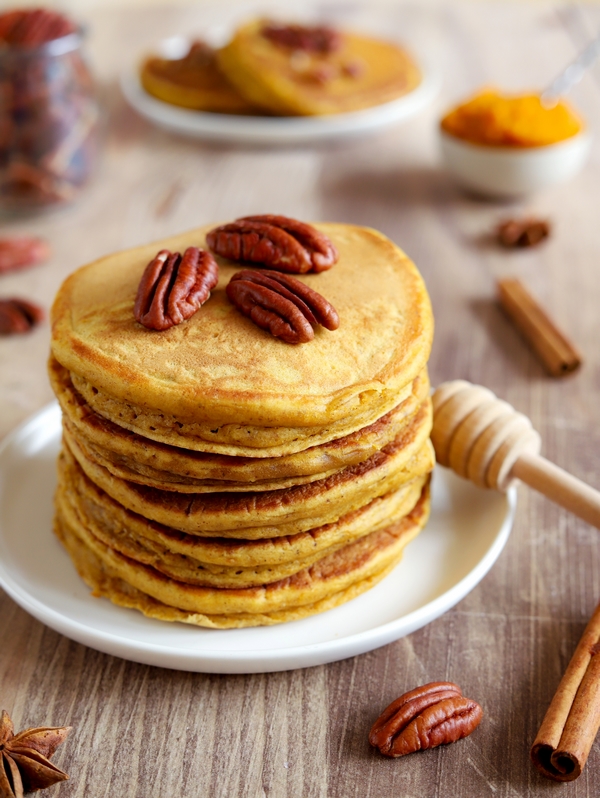 Pancakes à la citrouille {vegan}